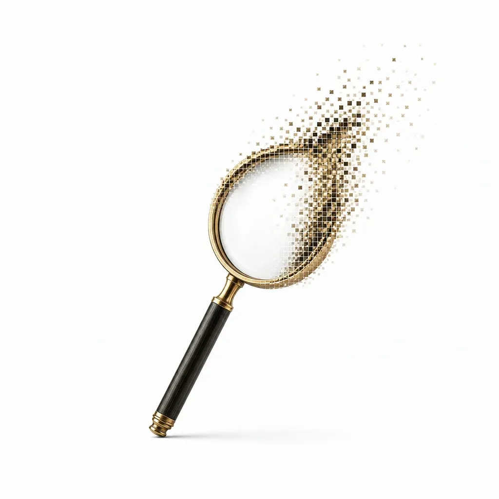 Lupe — Symbol für den Website-Audit